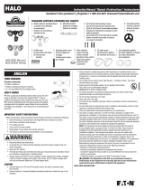 Eaton Halo MS276RD doppler radar floodlight User manual