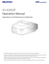 MUTOH VJ-626UF Operating instructions