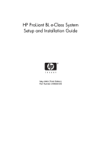 Compaq BL10e - HP ProLiant - 512 MB RAM Setup And Installation Manual