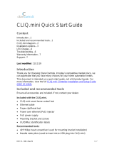 Clare Controls CLIQ.mini Quick start guide