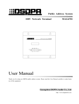 DSPPA MAG6701 User manual