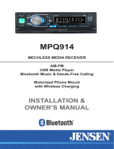 Jensen MPQ914 Owner's manual
