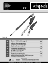 Scheppach TPX710 User manual