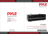 Pyle PT796BT Wireless BT Streaming Home Theater Receiver User manual