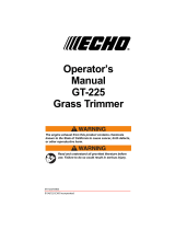 Echo GT-225 User manual