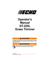 Echo GT-225L User manual