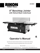 Rikon Power Tools 20-800H User manual