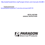 Paragon EC72D Series General Instructions Manual