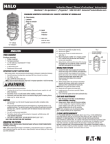 Eaton Halo VT100 vapor tight floodlight User manual