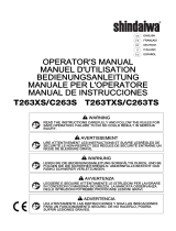 Shindaiwa T263TXS User manual