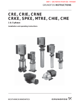 Grundfos CRKE Series Installation And Operating Instructions Manual