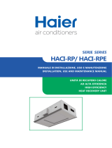 Haier HACI-RP Series Installation, Use And Maintenance Manual