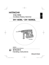 Hitachi DH 18DBL User manual