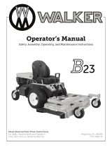 Walker B23 User manual