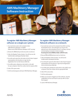 AMS To Register Suite: Machinery Health Manager Software Owner's manual