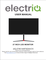 ElectrIQ eiQ-274K144IFSGHUCA 27 inch 4K UHD USB-C Monitor User manual