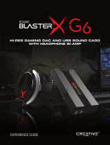 Creative Sound BlasterX G6 Experience Manual