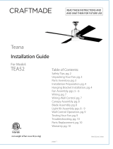 Craftmade TEA52 Installation guide