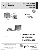 Alto-Shaam 1100-RW Installation, Operation & Maintenance Manual
