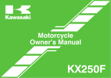 Kawasaki KX250F - Owner's manual