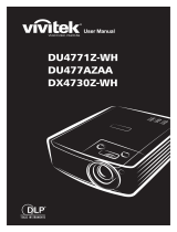 Vivitek DU4771Z-WH User manual