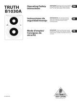 Behringer TRUTH B1030A Operating/Safety Instructions Manual