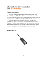 Planex Communications BT-WTM01 User manual
