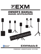 YORKVILLE EXM-Mobile-8 Owner's manual