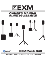 YORKVILLE EXM-Mobile-Sub Owner's manual