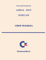 Commodore A1060 Sidecar User manual