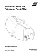 ESAB Fabricator Feed 304, Fabricator Feed 304w User manual