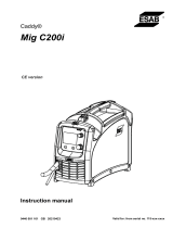 ESAB Caddy® Mig C200i User manual