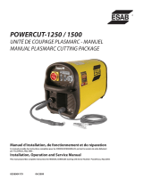 ESAB Powercut-1250 / 1500 Plasmarc Cutting Package User manual