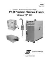 ESAB PT-24 Precision Plasmarc System Series “B" CE Installation guide