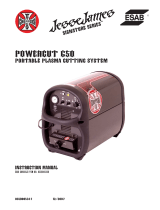 ESAB Powercut 650 Portable Plasma Cutting System User manual