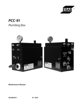 ESAB PCC-91 Plumbing Box User manual