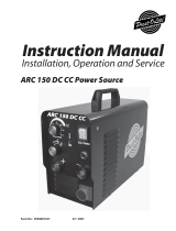 ESAB Arc 150 DC CC Power Source User manual