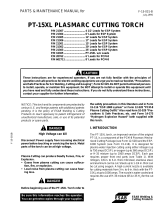 ESAB PT-15XL Plasmarc Cutting Torch User manual