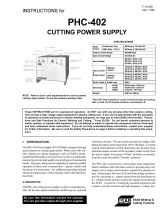ESAB PHC-402 Cutting Power Supply Troubleshooting instruction