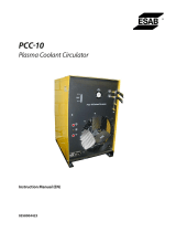 ESAB PCC-10 Plasma Coolant Circulator User manual