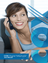 COX Digital Telephone User manual