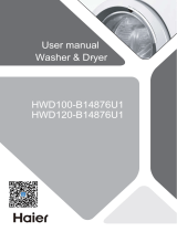Haier HWD120-B14876U1 User manual
