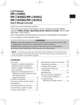 Hitachi MP-JW4001 User manual