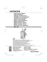 Hitachi AW 100 User manual