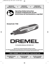 Dremel Lite 7760 Operating/Safety Instructions Manual