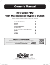 Tripp Lite Hot-Swap PDUs Owner's manual