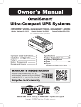 Tripp Lite OmniSmart Ultra-Compact UPS Systems Owner's manual