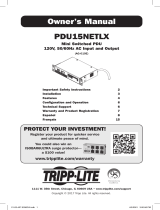 Tripp Lite PDU15NETLX Owner's manual