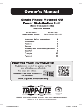 Tripp Lite TRIPP-LITE PDUMV30HV2 Single Phase Metered 0U Power Distribution Unit Owner's manual
