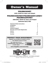 Tripp Lite PDUMH30NET Power Distribution Unit Owner's manual